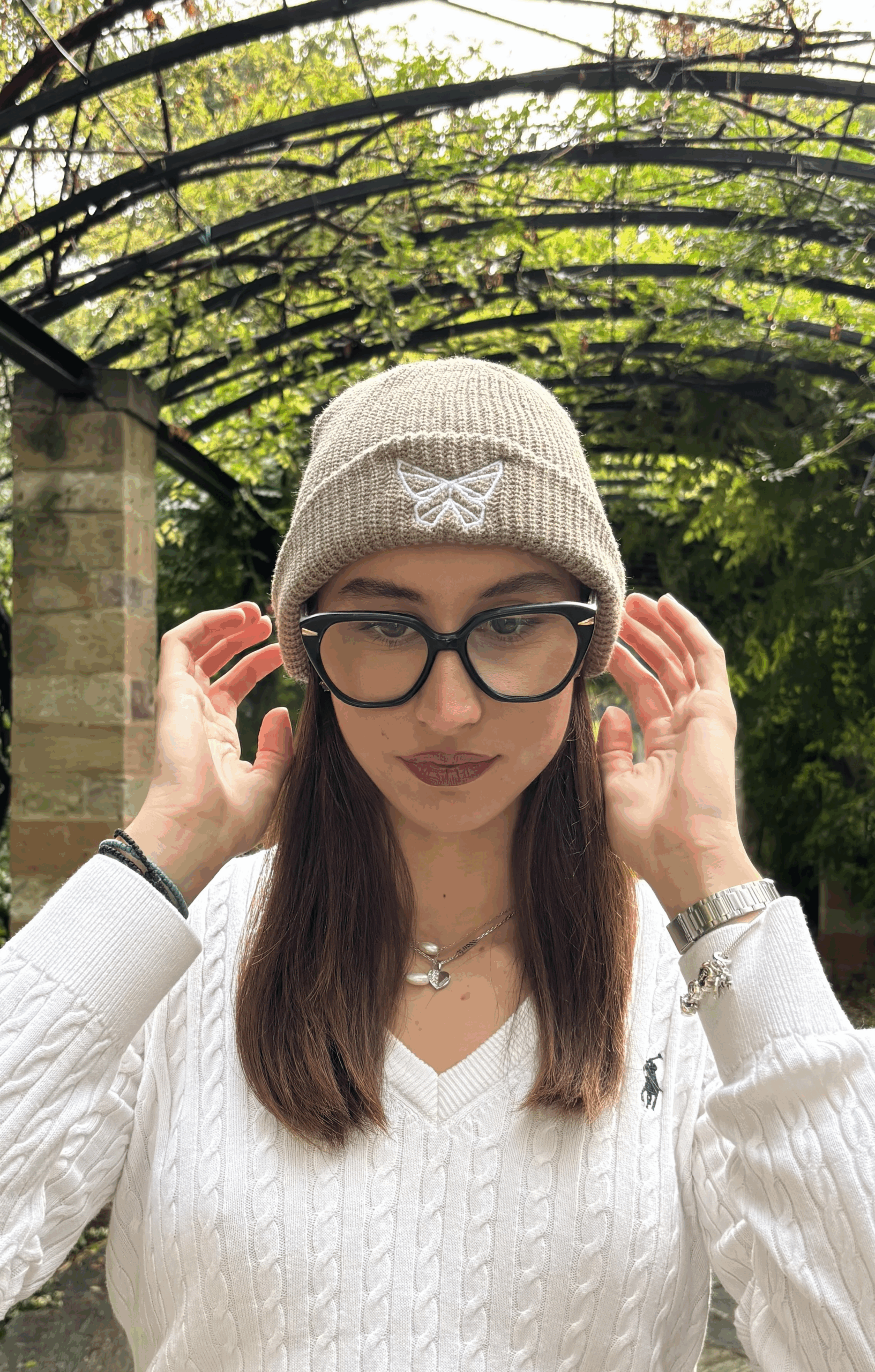 tempImagerghbqN Πλεκτός Σκούφος Beanie - Μπεζ - Image 1